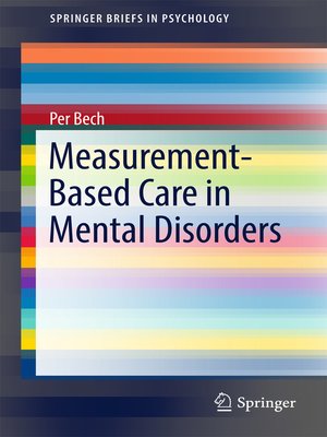 cover image of Measurement-Based Care in Mental Disorders